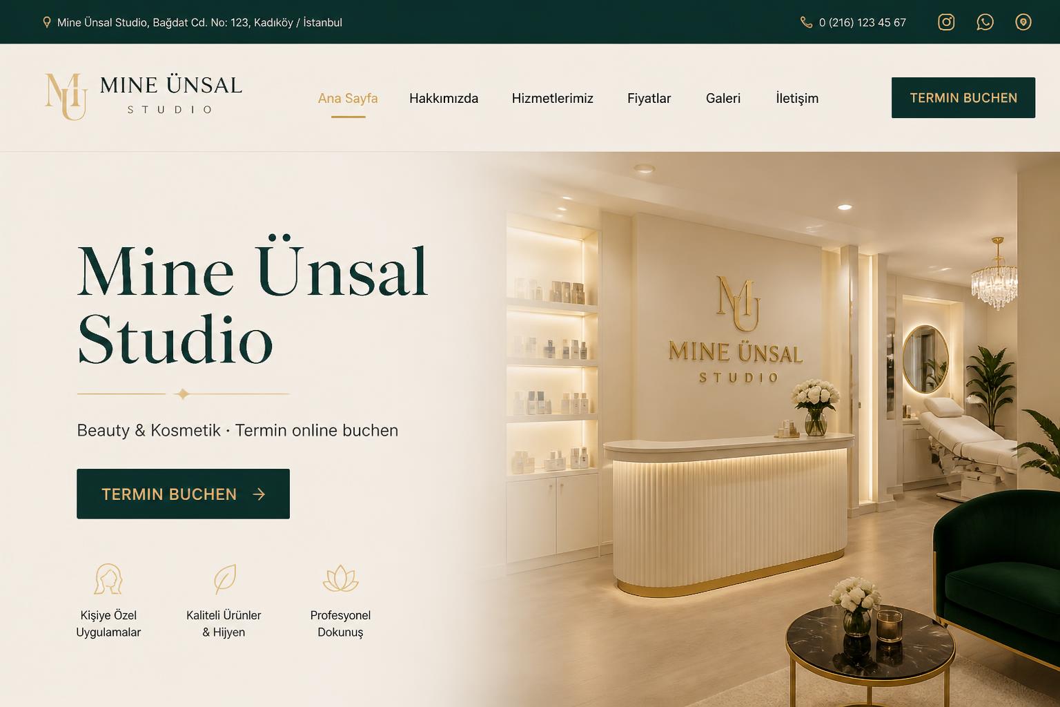 Startseite Vorschau — Mine Ünsal Studio